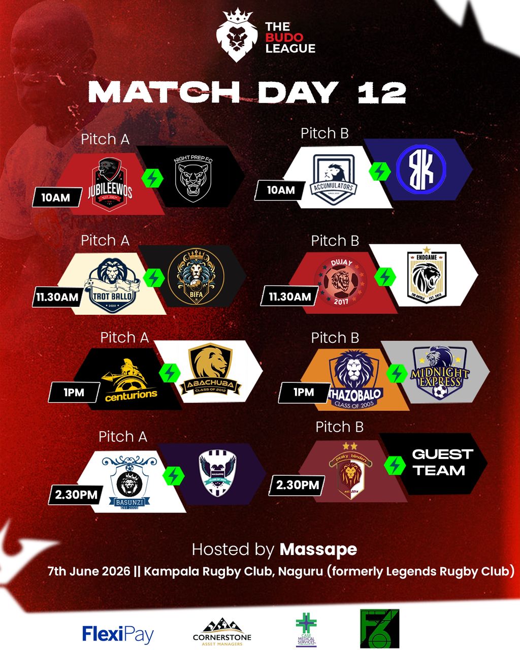 Masappe Hosting Match Day 12 for TBL9